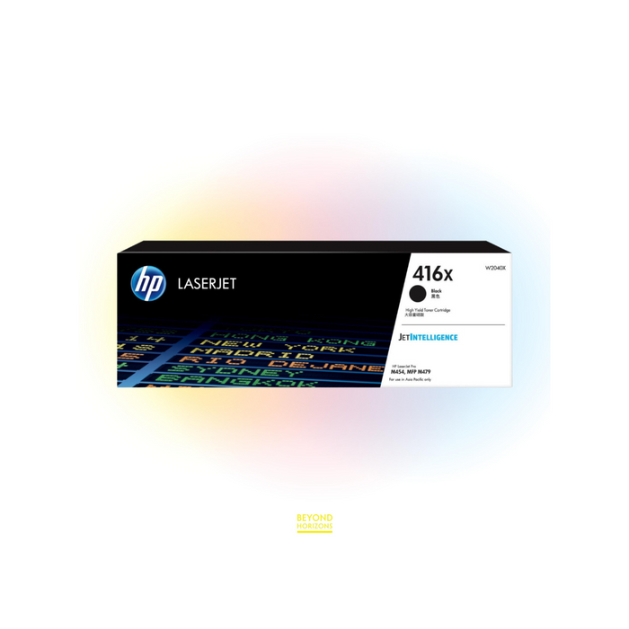 HP - 416X W2040X (黑色) (高容量) 原裝碳粉匣 可印7500頁 (原廠行貨及保養)