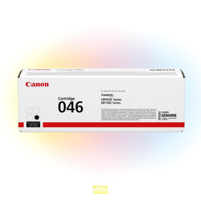 Canon - CRG046 BK (黑色) 原裝碳粉匣 可印1400頁 (原廠行貨及保養)