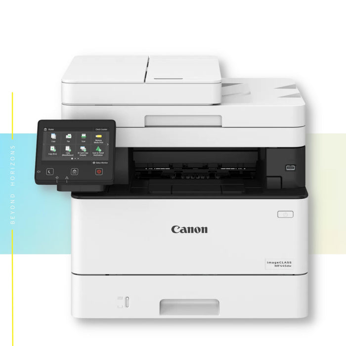 Canon - MF445dw 黑白全自動4合1鐳射打印機 WI-FI (原裝行貨 包保養)