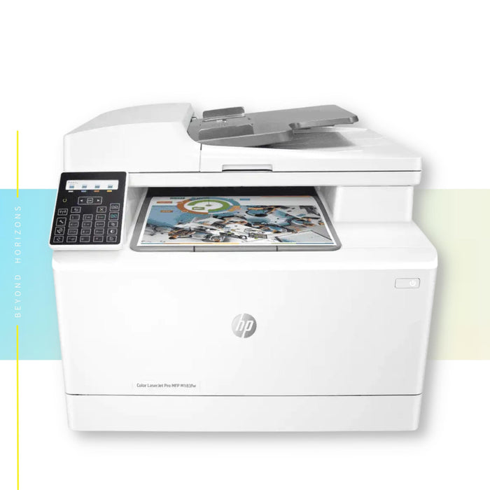 HP - Color LaserJet Pro MFP M183fw 彩色4合1多功能鐳射打印機 (原裝行貨 包保養) 送$800超市禮券