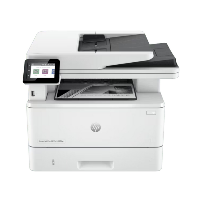 HP - LaserJet Pro MFP 4103fdw 黑白鐳射多功能打印機 (原裝行貨 包保養) 送$700超市禮券