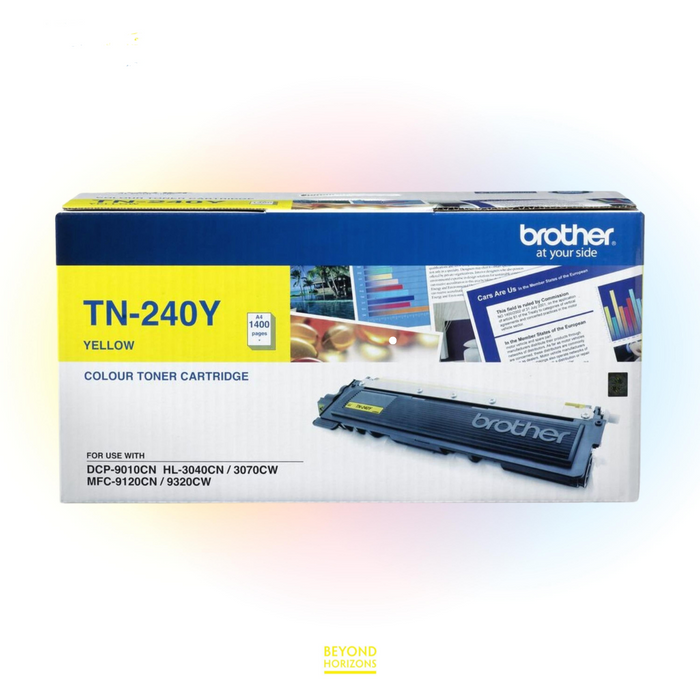 BROTHER - TN240Y (黃色) 原裝碳粉匣 可印1400頁 (原廠行貨及保養)