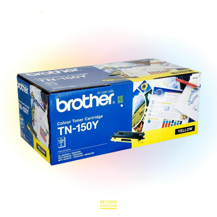 BROTHER - TN150Y (黃色) 原裝碳粉匣 可印1500頁 (原廠行貨及保養)