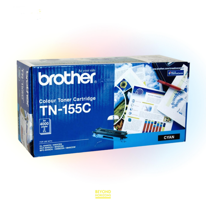 BROTHER - TN155C (青色) 原裝碳粉匣 可印4000頁 (原廠行貨及保養)