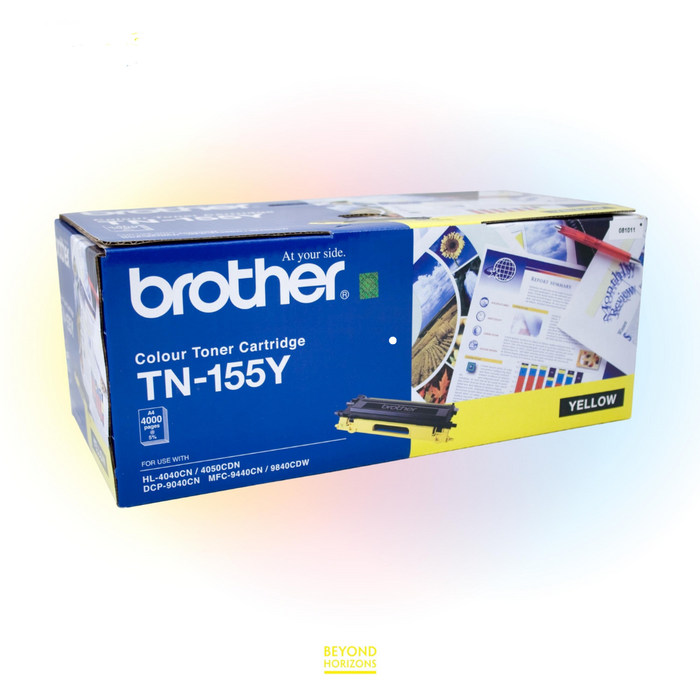 BROTHER - TN155Y (黃色) 原裝碳粉匣 可印4000頁 (原廠行貨及保養)