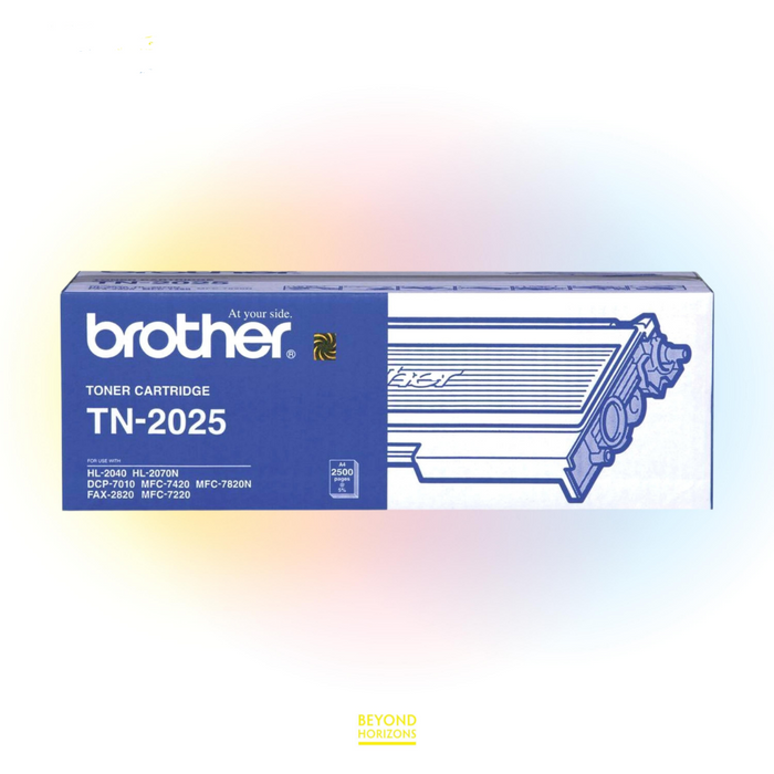 BROTHER - TN2025 (黑色) 原裝碳粉匣 可印2500頁 (原廠行貨及保養)