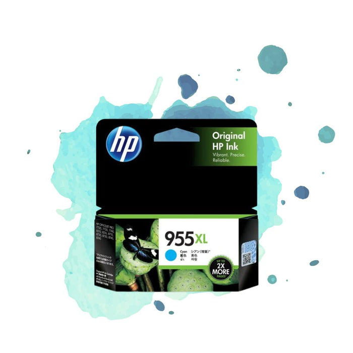 HP 955XL (藍色) 原廠墨水 盒 可印1600頁