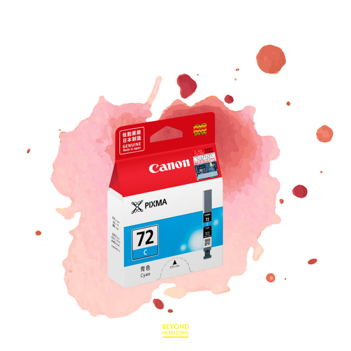 Canon - PGI-72 PC (相片青色) (高容量) 原廠墨水 盒 可印1000頁 (原廠行貨及保養)