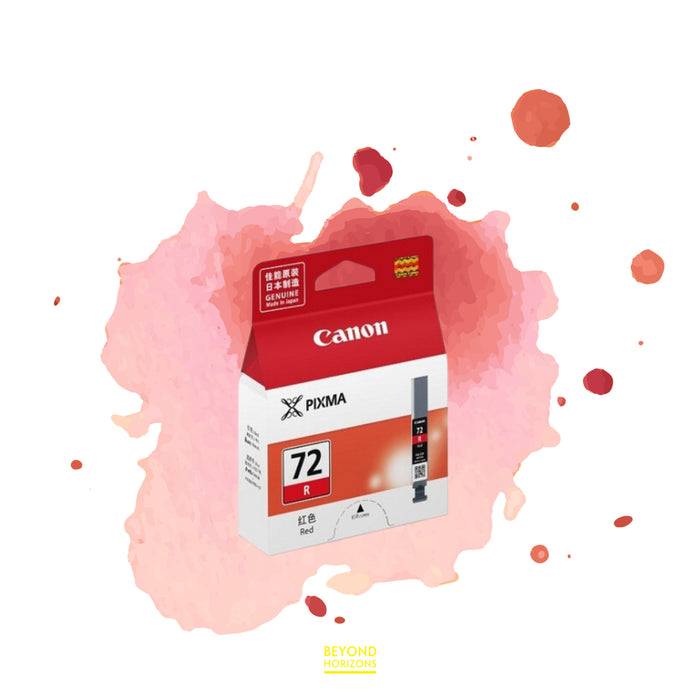 Canon - PGI-72 R (洋紅色) (高容量) 原廠墨水 盒 可印1000頁 (原廠行貨及保養)