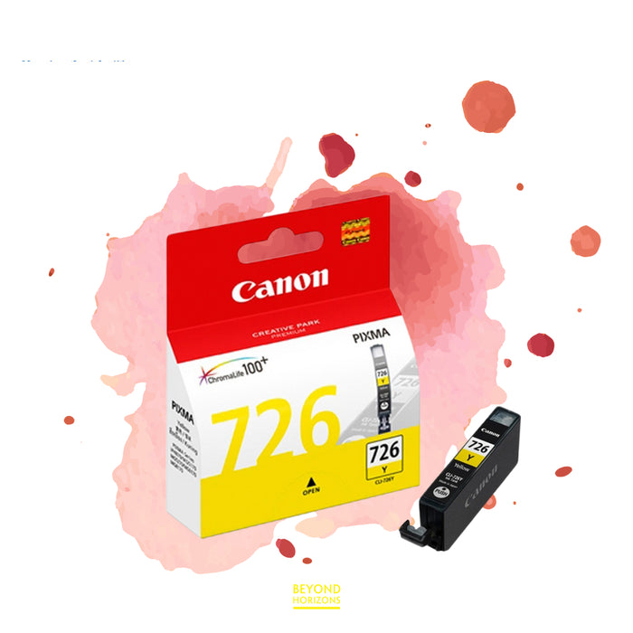 Canon - CLI-726 726 Y (黃色) 原廠墨水 盒 可印515頁 (原廠行貨及保養)