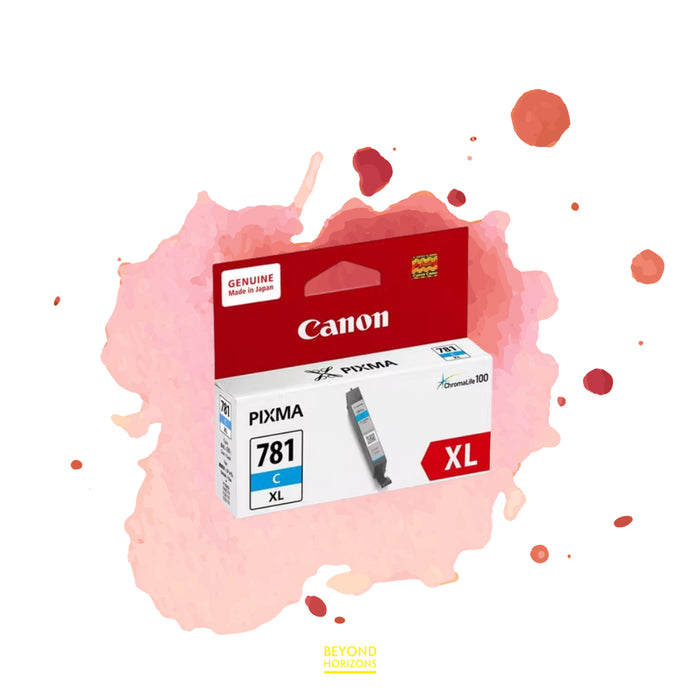 Canon - CLI- 781XL C (靛青色) (高容量) 原廠墨水 盒 可印800頁 (原廠行貨及保養)