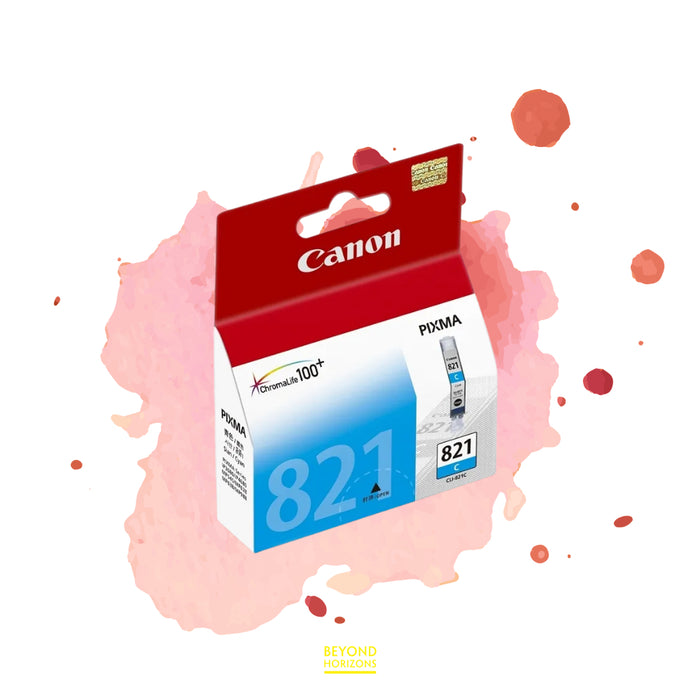 Canon - CLI-821 C (靛青色) 原廠墨水 盒 可印505頁 (原廠行貨及保養)