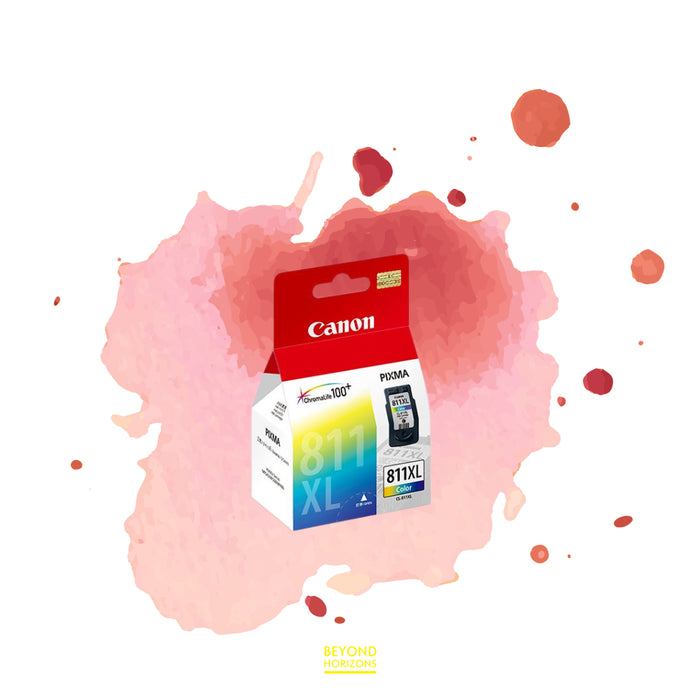 Canon - CL-811XL (彩色) (高容量) 原廠墨水 盒 可印400頁 (原廠行貨及保養)