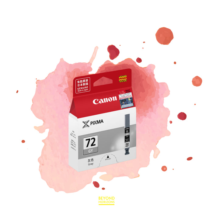 Canon - PGI-72 GY (灰色) (高容量) 原廠墨水 盒 可印1000頁 (原廠行貨及保養)