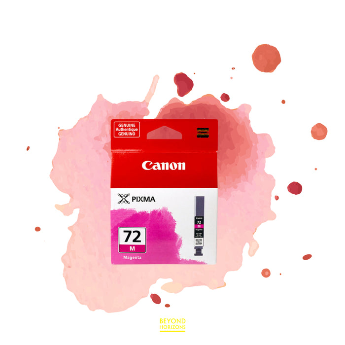 Canon - PGI-72 M (洋紅色) (高容量) 原廠墨水 盒 可印1000頁 (原廠行貨及保養)