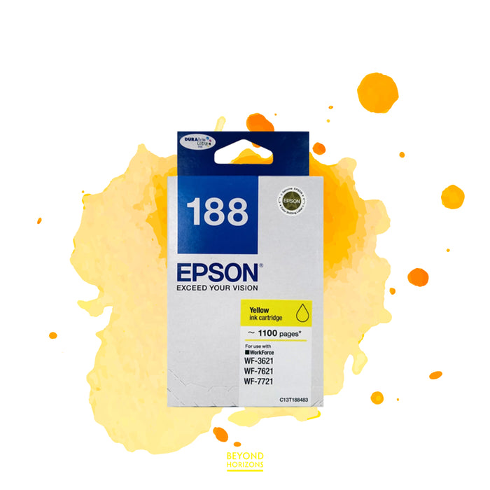 Epson - C13T188483 T188 Y (黃色) 原廠墨水 盒 可印1100頁 (原廠行貨及保養)