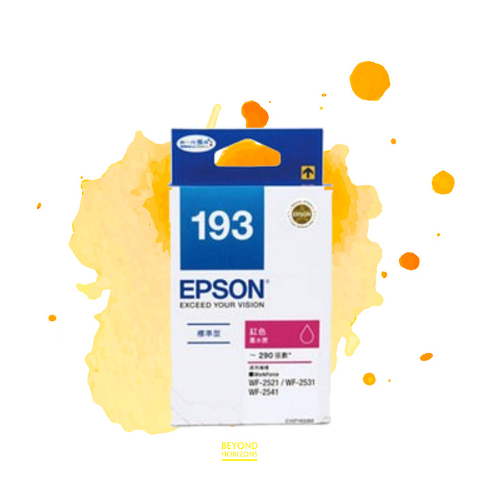 Epson - C13T193383 T193 M (洋紅色) 原廠墨水 盒 可印290頁 (原廠行貨及保養)