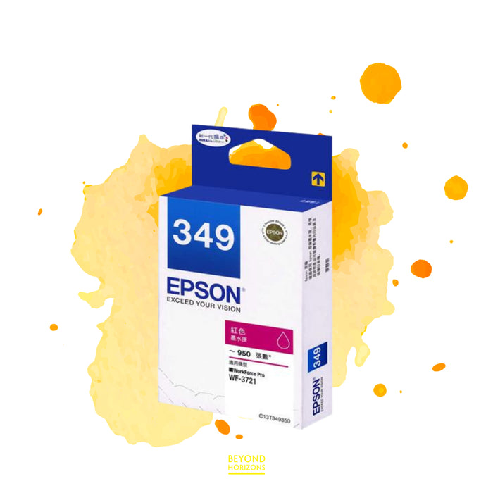 Epson - C13T349383 T349 M (洋紅色) 原廠墨水 盒 可印950頁 (原廠行貨及保養)