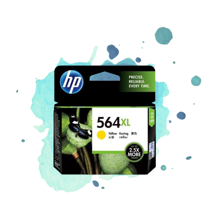 HP - 564XL Y (黃色) (高容量) 原廠墨水 盒 可印750頁 (原廠行貨及保養)