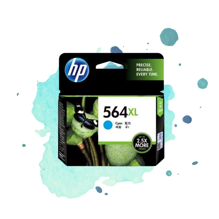 HP - 564XL C (青色) (高容量) 原廠墨水 盒 可印750頁 (原廠行貨及保養)