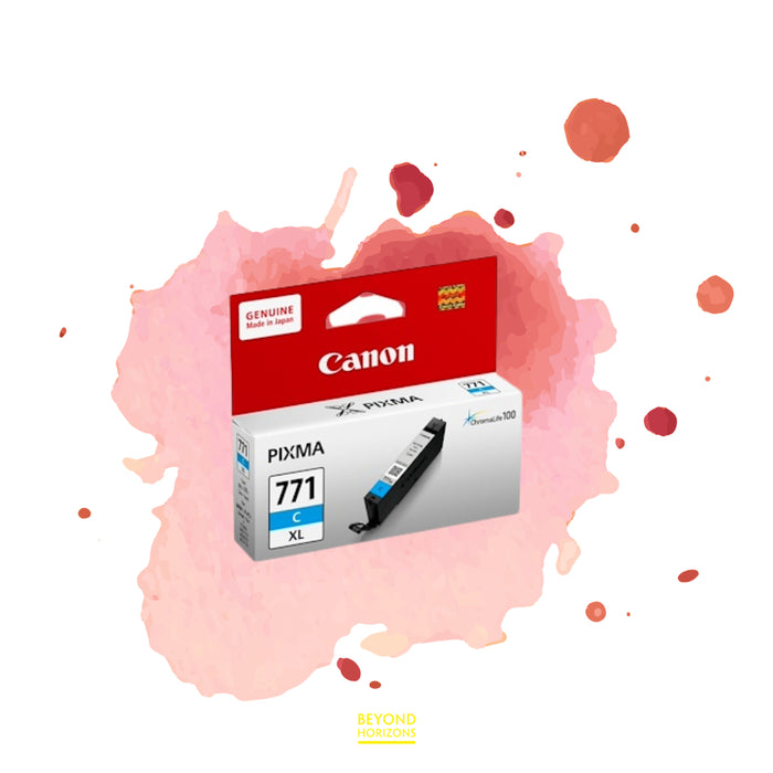 Canon - CLI-771XL C (靛青色) (高容量) 原廠墨水 盒 可印680頁 (原廠行貨及保養)