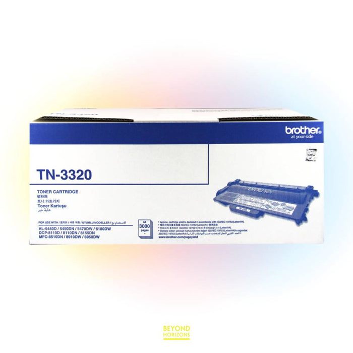 BROTHER - TN3320 (黑色) 原裝碳粉匣 可印3000頁 (原廠行貨及保養)