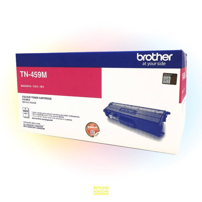 BROTHER - TN-459 M (洋紅色) (高容量) 原裝碳粉匣 可印9000頁 (原廠行貨及保養)