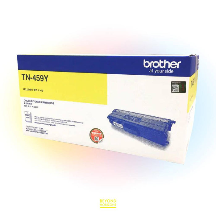 BROTHER - TN-459 Y (黃色) (高容量) 原裝碳粉匣 可印9000頁 (原廠行貨及保養)