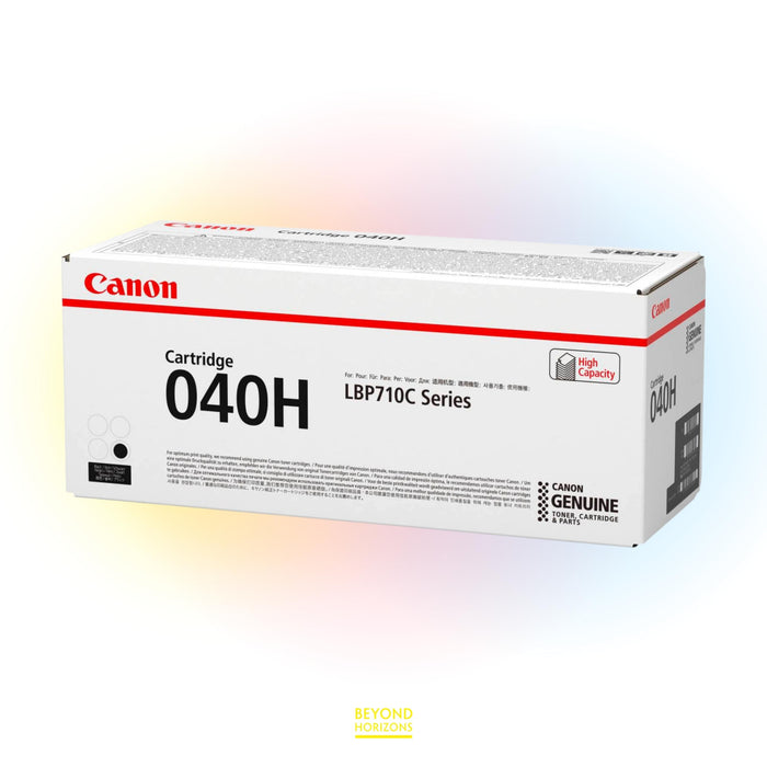 Canon - CRG040HBK (黑色) 原裝碳粉匣 可印12500頁 (原廠行貨及保養)