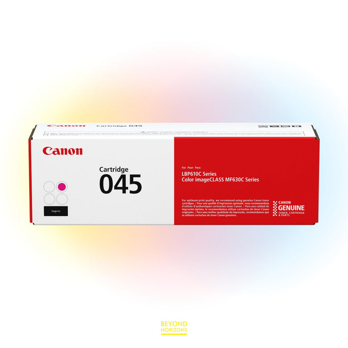 Canon - CRG045 M (洋紅色) 原裝碳粉匣 可印1300頁 (原廠行貨及保養)