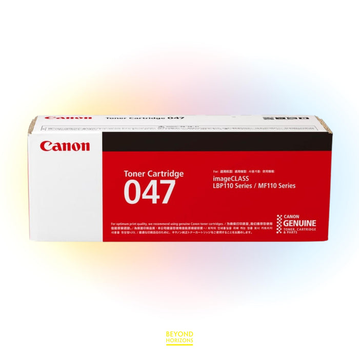 Canon - CRG047 (黑色) 原裝碳粉匣 可印1600頁 (原廠行貨及保養)