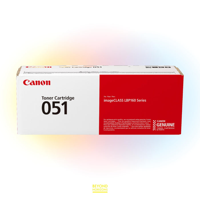 Canon - CRG051 BK (黑色) 原裝碳粉匣 可印1700頁 (原廠行貨及保養)