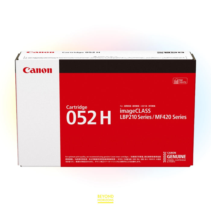 Canon - CRG052H (黑色) 原裝碳粉匣 可印9200頁 (原廠行貨及保養)
