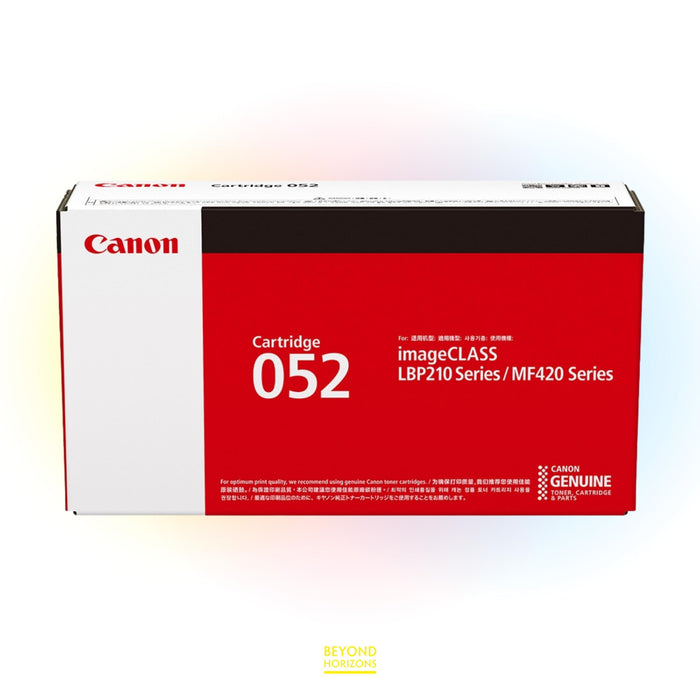 Canon - CRG052 (黑色) 原裝碳粉匣 可印3100頁 (原廠行貨及保養)