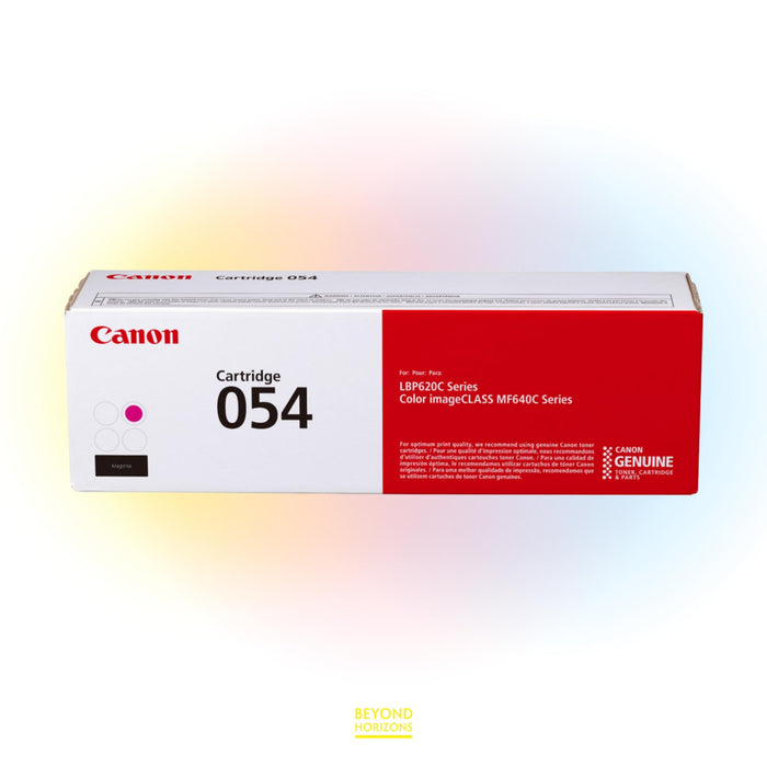 Canon - CRG054 M (洋紅色) 原裝碳粉匣 可印1200頁 (原廠行貨及保養)