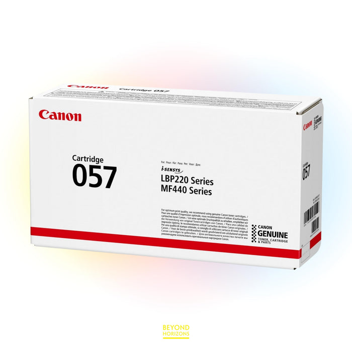 Canon - CRG057 (黑色) 原裝碳粉匣 可印3100頁 (原廠行貨及保養)