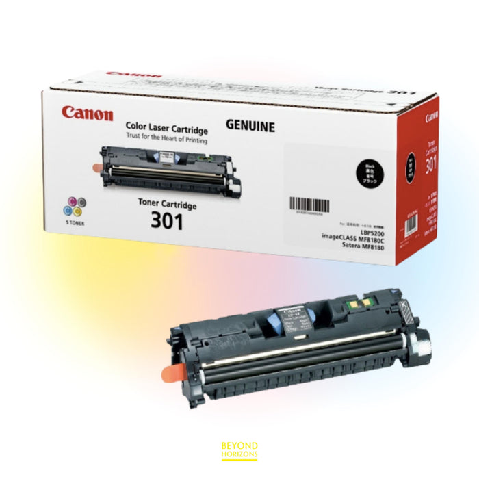 Canon - CRG301BK (黑色) 原裝碳粉匣 可印5000頁 (原廠行貨及保養)
