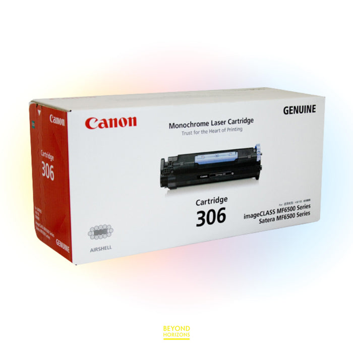 Canon - CRG306 (黑色) 原裝碳粉匣 可印5000頁 (原廠行貨及保養)