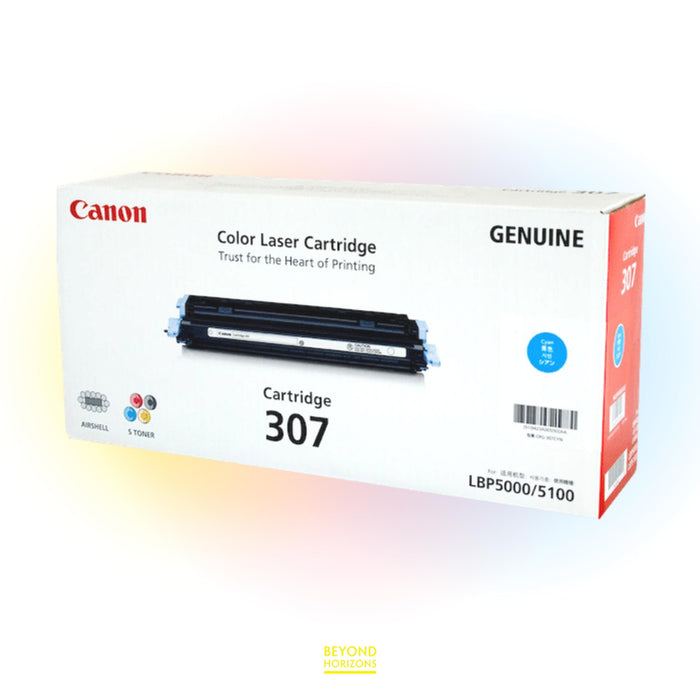 Canon - CRG307C (青色) 原裝碳粉匣 可印2000頁 (原廠行貨及保養)