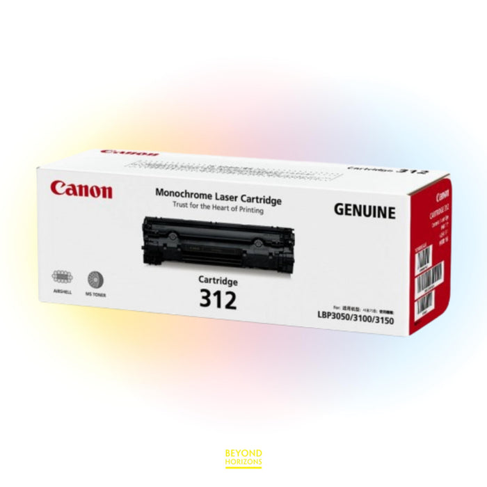 Canon - CRG312 (黑色) 原裝碳粉匣 可印1500頁 (原廠行貨及保養)