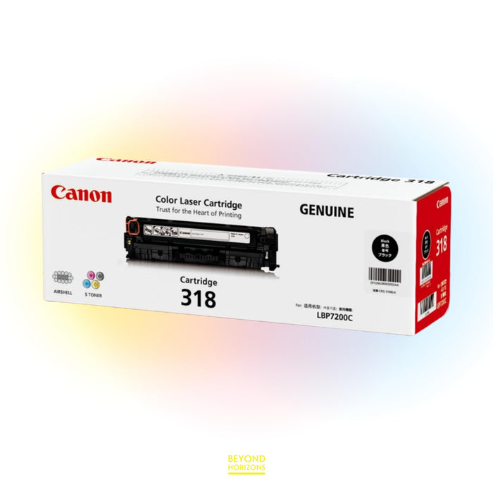 Canon - CRG318BK (黑色) 原裝碳粉匣 可印3400頁 (原廠行貨及保養)