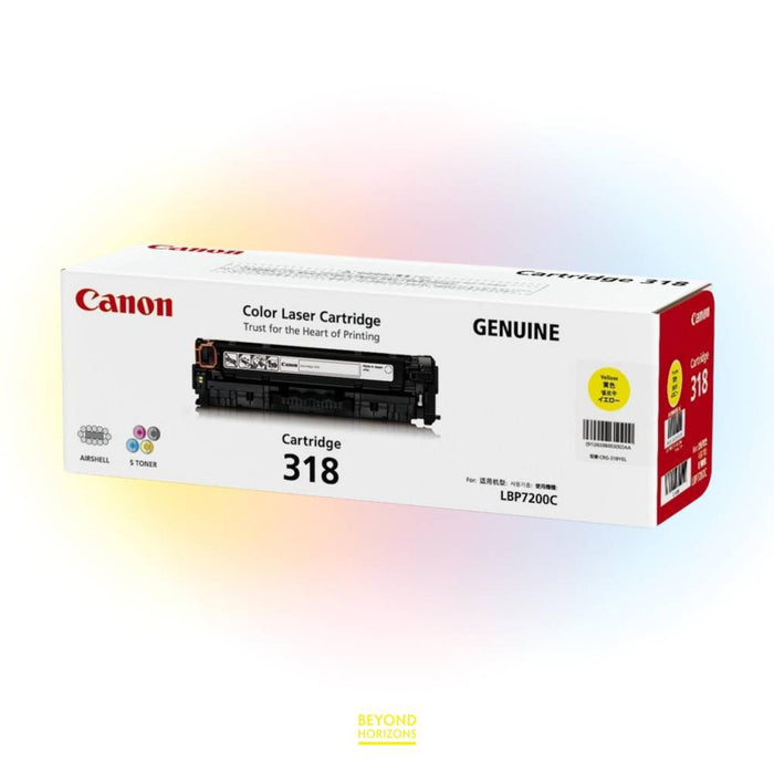 Canon - CRG318Y (黃色) 原裝碳粉匣 可印2900頁 (原廠行貨及保養)