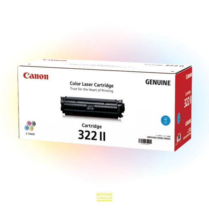 Canon - CRG322IIC (青色) 原裝碳粉匣 可印15000頁 (原廠行貨及保養)