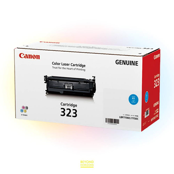 Canon - CRG323C (青色) 原裝碳粉匣 可印8500頁 (原廠行貨及保養)