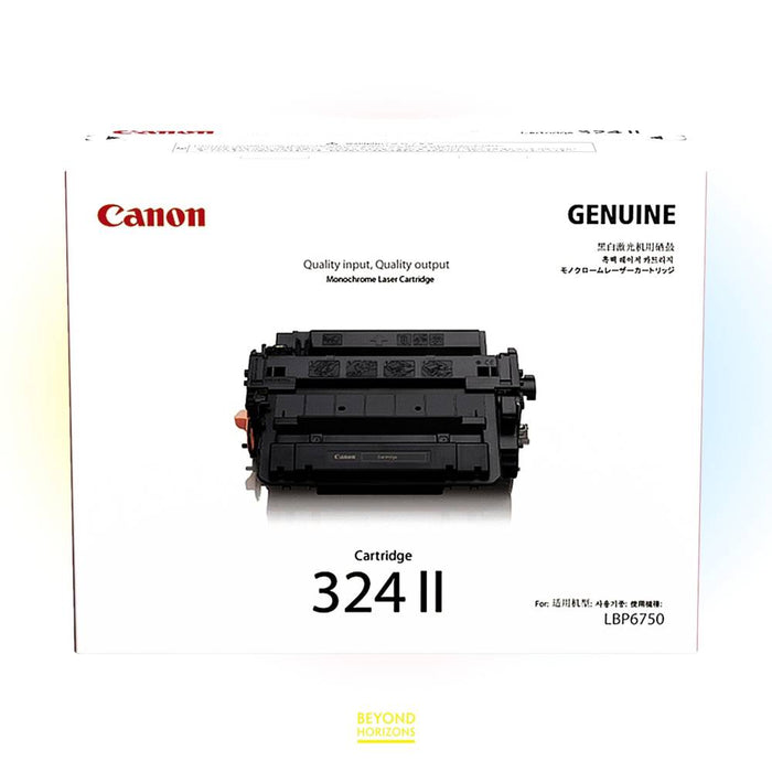 Canon - CRG324II (黑色) 原裝碳粉匣 可印12500頁 (原廠行貨及保養)