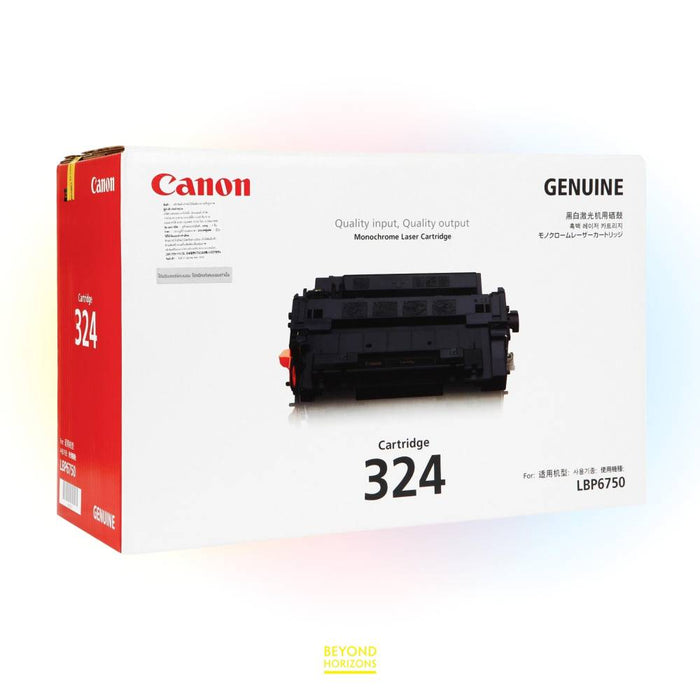 Canon - CRG324 (黑色) 原裝碳粉匣 可印6000頁 (原廠行貨及保養)