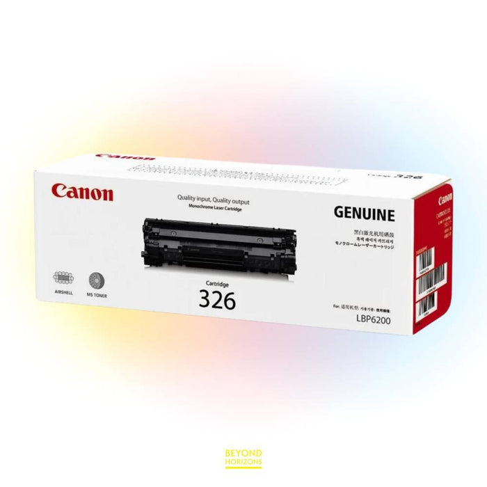 Canon - CRG326 (黑色) 原裝碳粉匣 可印2100頁 (原廠行貨及保養)