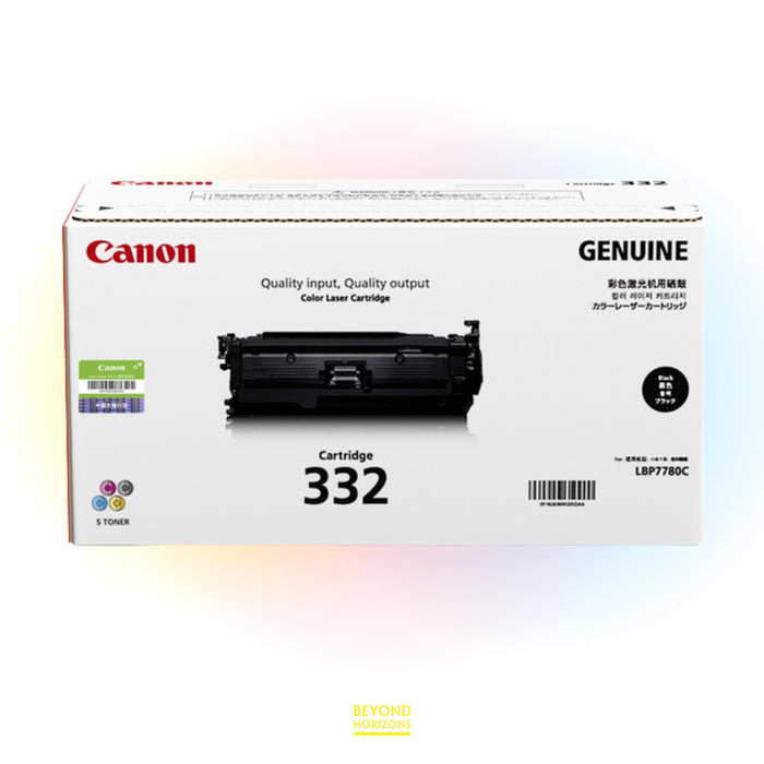 Canon - CRG332BK (黑色) 原裝碳粉匣 可印6100頁 (原廠行貨及保養)