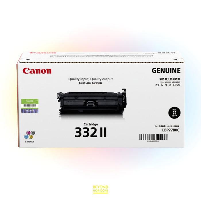 Canon - CRG332IIBK (黑色) 原裝碳粉匣 可印12000頁 (原廠行貨及保養)