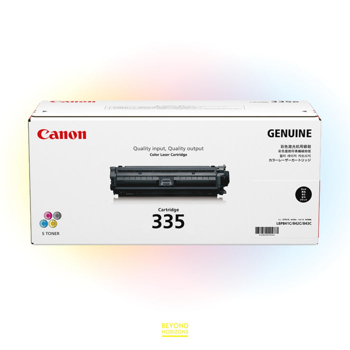 Canon - CRG335BK (黑色) 原裝碳粉匣 可印13000頁 (原廠行貨及保養)